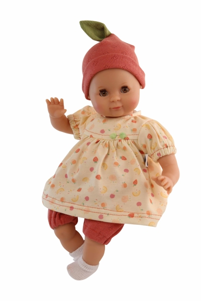 Schildkröt Spielpuppe Schlummerle 32 cm  mit Malhaar , braune Augen
